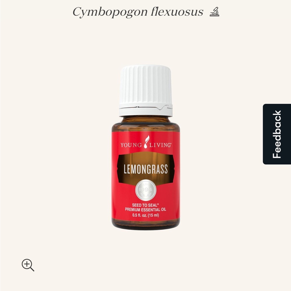 Young Living Lemongrass Essential Oil